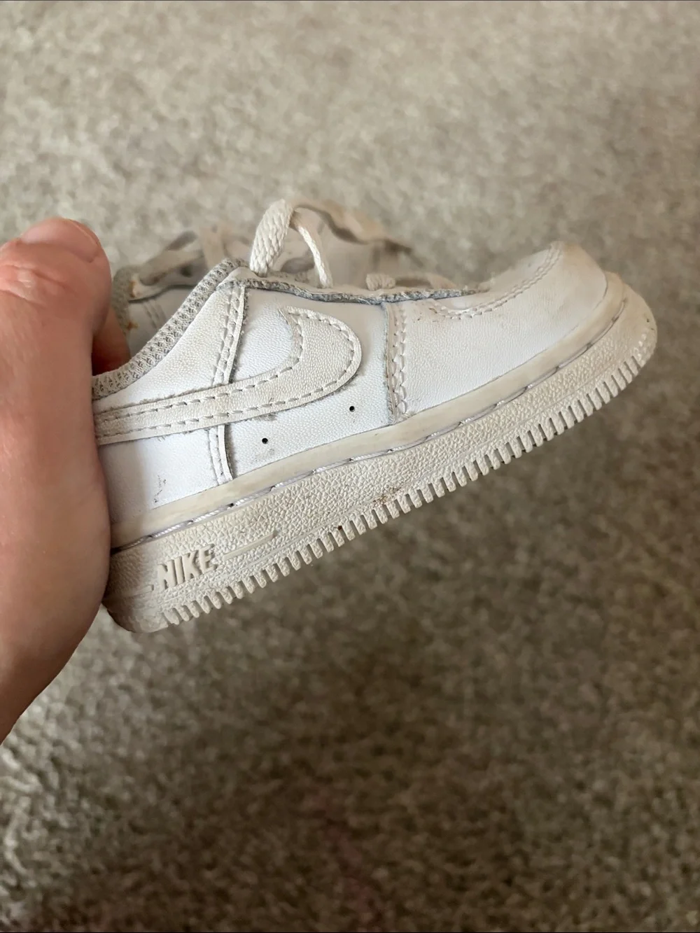 Nike White Kids Casual Sneakers